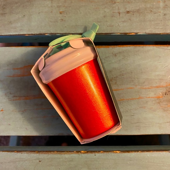 Starbucks Iridescent Red To Go Cup Ornament - Picture 3 of 8